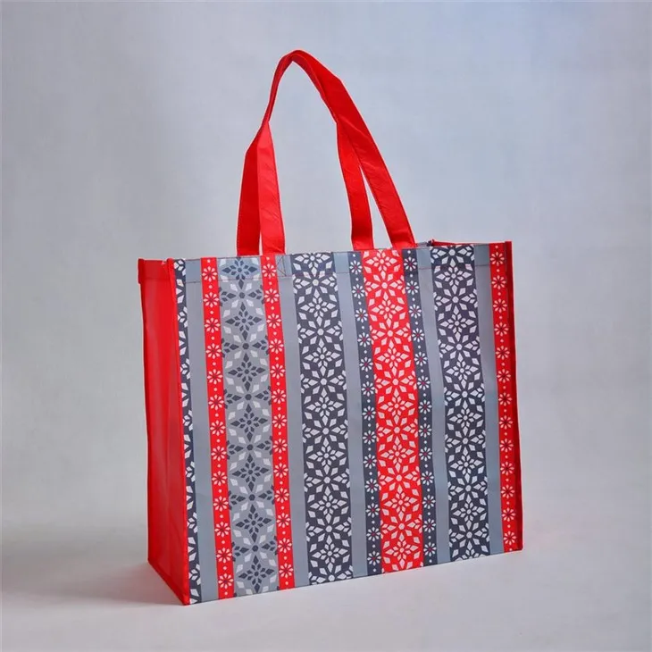 Bagiau tote groser heb eu gwehyddu wedi'u lamineiddio