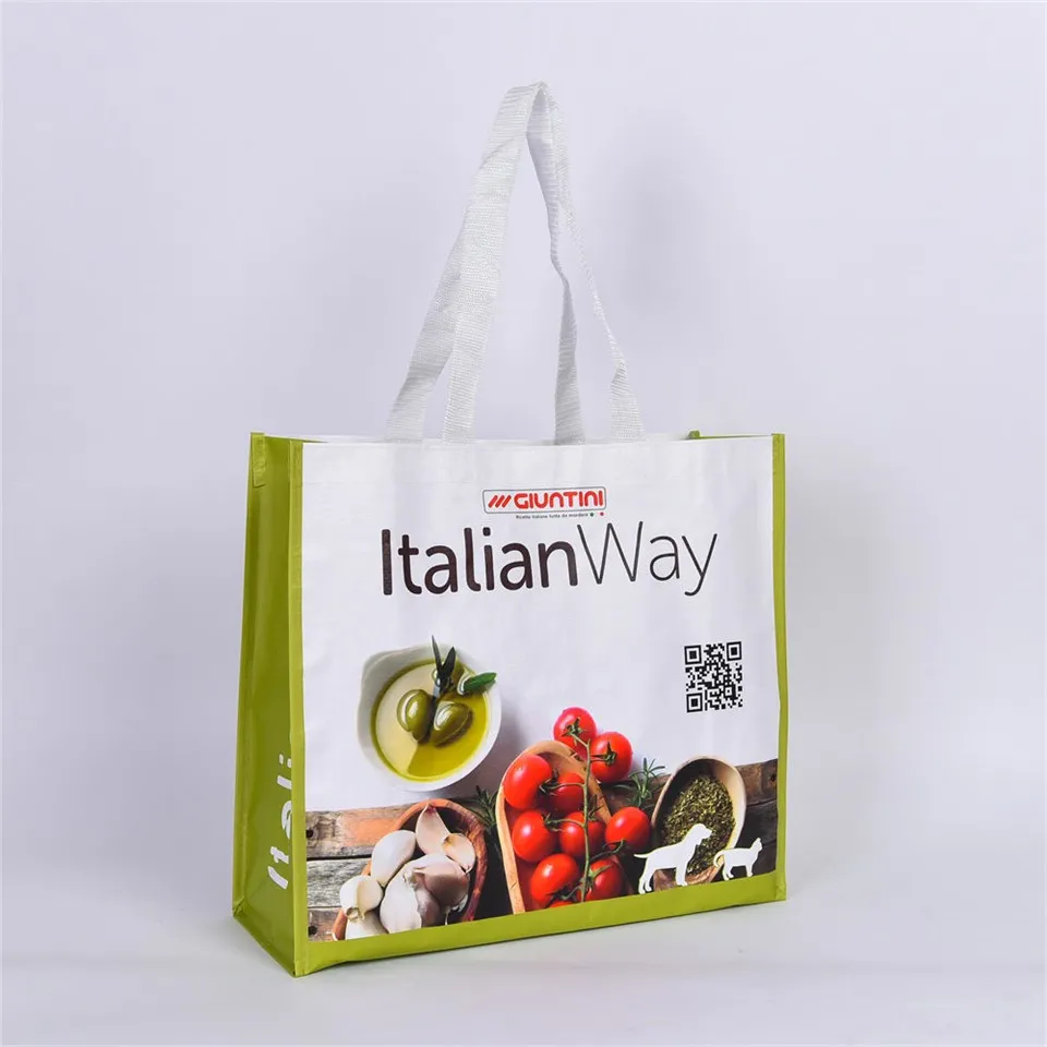 Bag wehyddu PP wedi'i lamineiddio