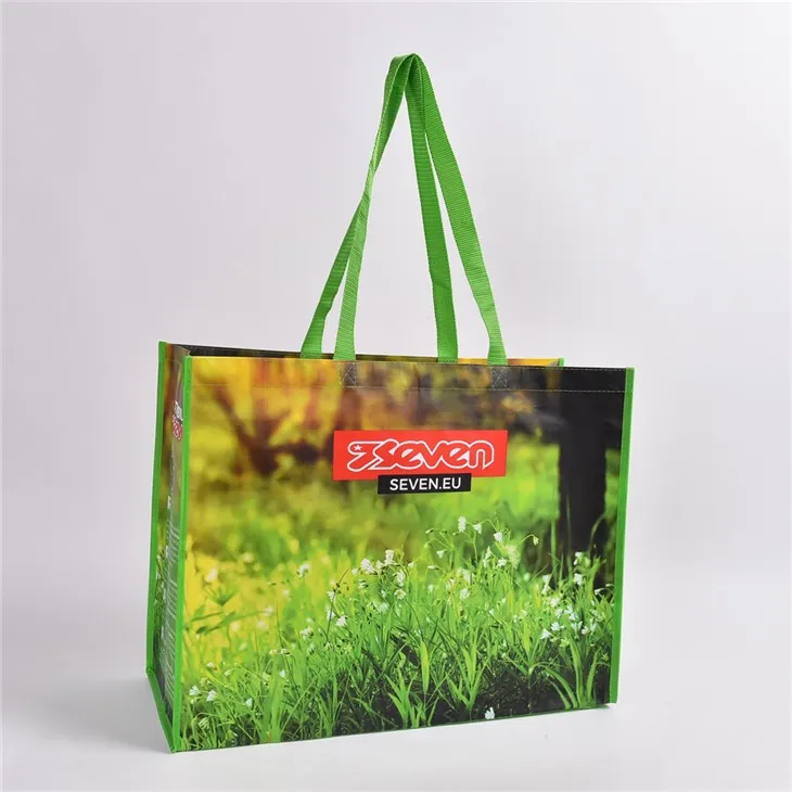 Bag siopa rpet mewn lamineiddio